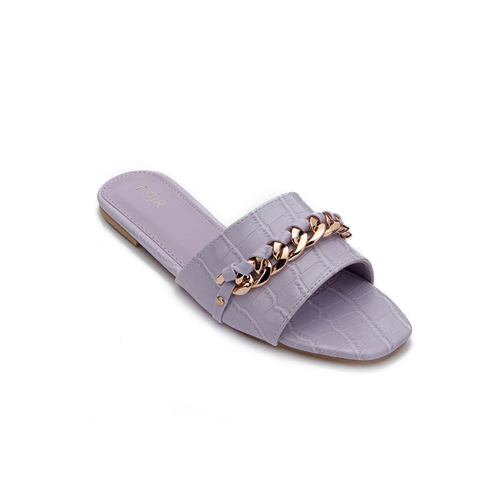 Chain Detailed Slide Sandal
