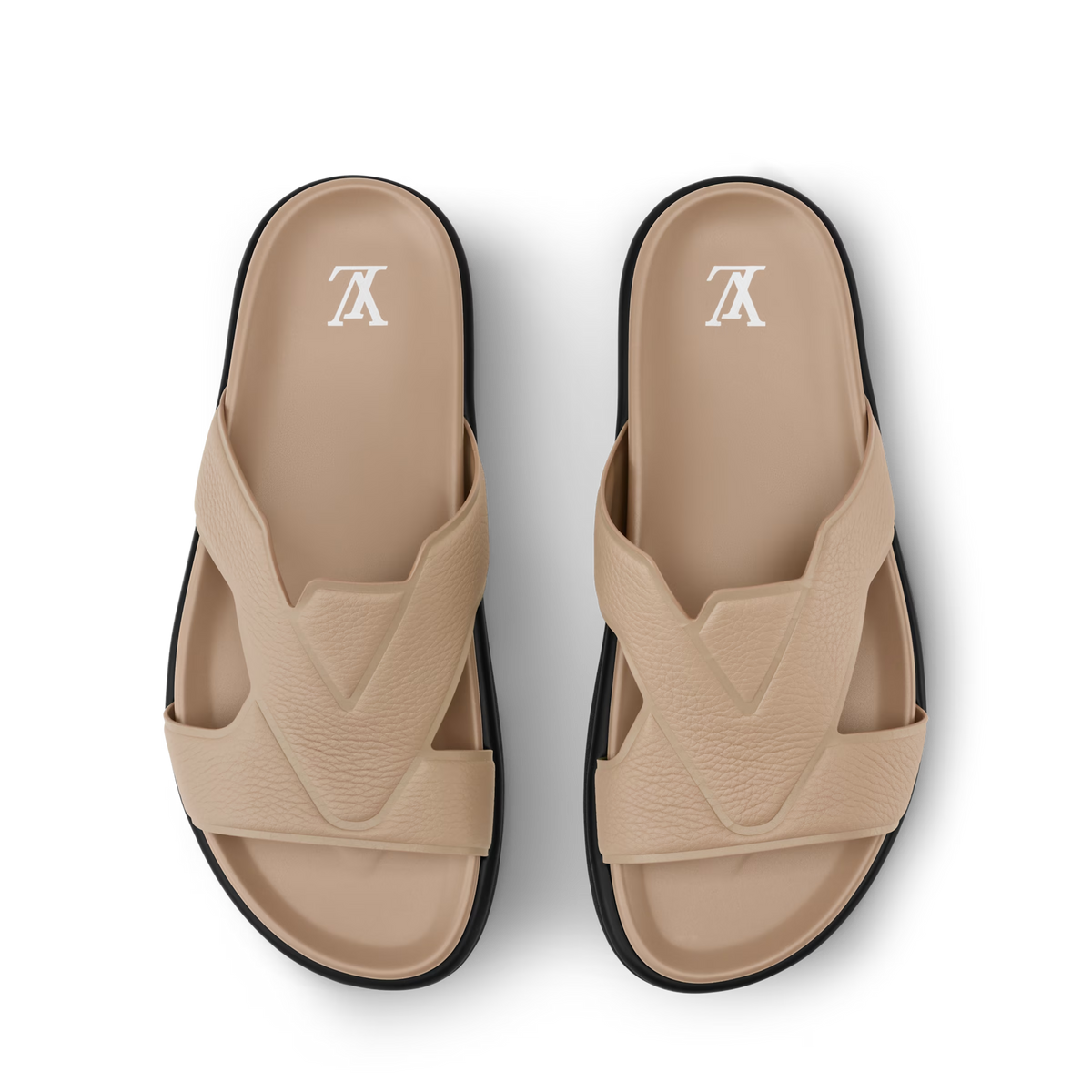 LV Oasis Mule Taupe Brown