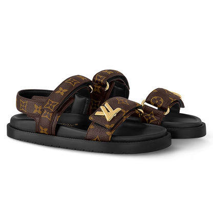 LV Sunset Flat Comfort Sandals ‘Cocoa Brown’