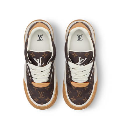 LV Tilted Sneaker Macassar Brown