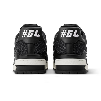 LV Trainer Black Nanogram denim