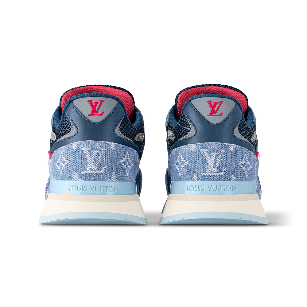 LV Run Away Sneaker Blue Denim