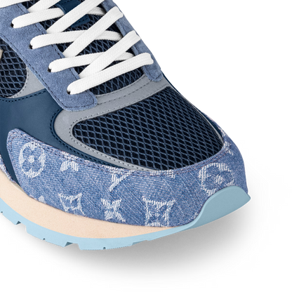 LV Run Away Sneaker Blue Denim