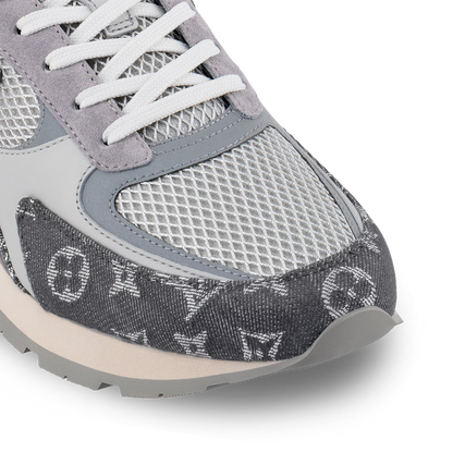 LV Run Away Sneaker Gray Denim